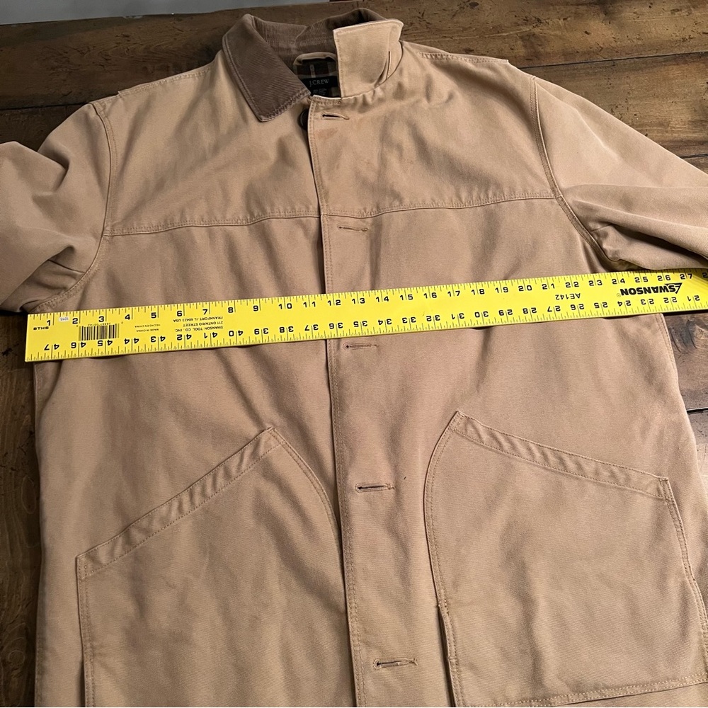 SOLD Mens vintage 90s khaki barn jacket|size Large Tall - Picture 11 of 11